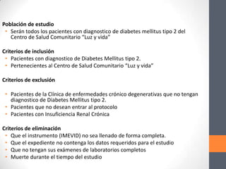Relación Entre Resultados del IMEVID e Indicadores | PPTX