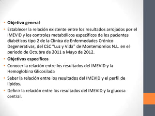 Relación Entre Resultados del IMEVID e Indicadores | PPTX