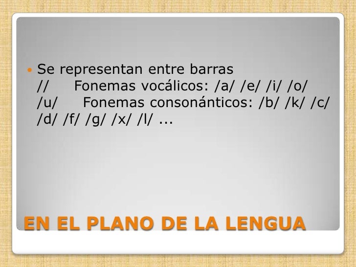 Relacion Fonema Grafia Hoy