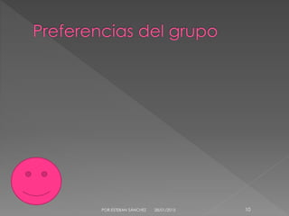 28/01/2015POR.ESTEBAN SÁNCHEZ 10
 