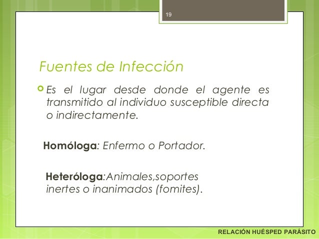 cadena epidemiologica heterologa huesped parasito cadena epidemiologica heterologa huesped parasito
