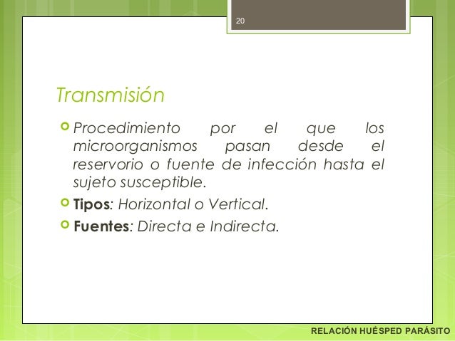 cadena epidemiologica heterologa huesped parasito cadena epidemiologica heterologa huesped parasito