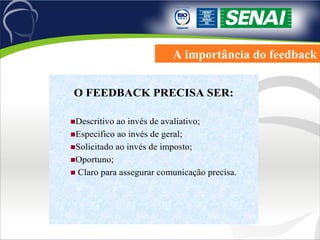 A importância do feedback 