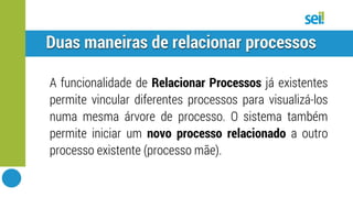 SEI | Relacionar processos 