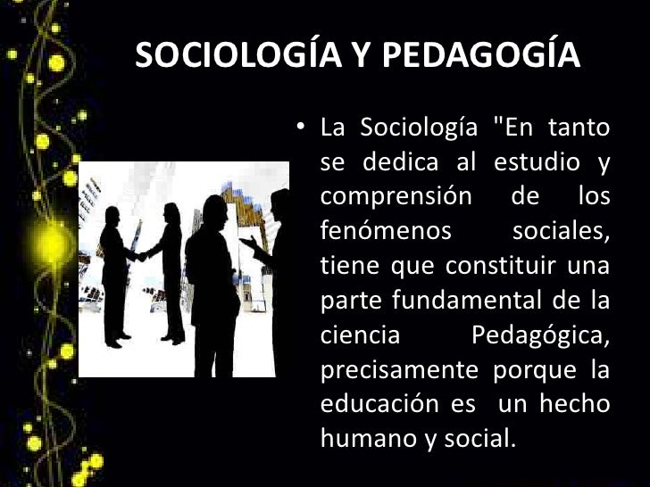 La pedagogia con otras ciencias