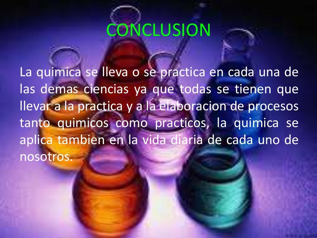 Relacion de la quimica con otras ciencias