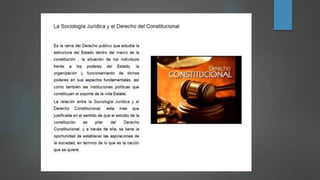 Relacion de la sociologia juridica con otras ciencias
