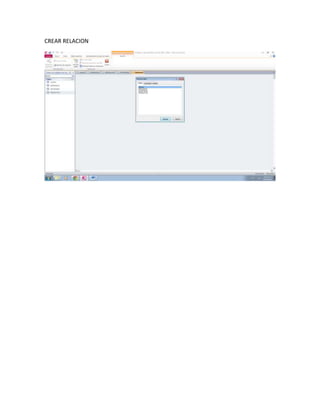 CREAR RELACION