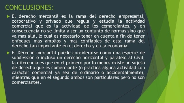 Relaciones del derecho comercial con otras ramas del derecho