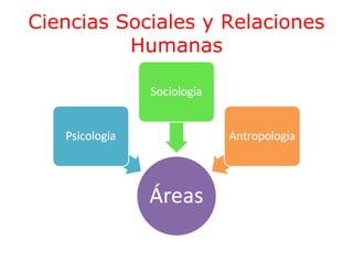 Ciencias Sociales y Relaciones
Humanas

 