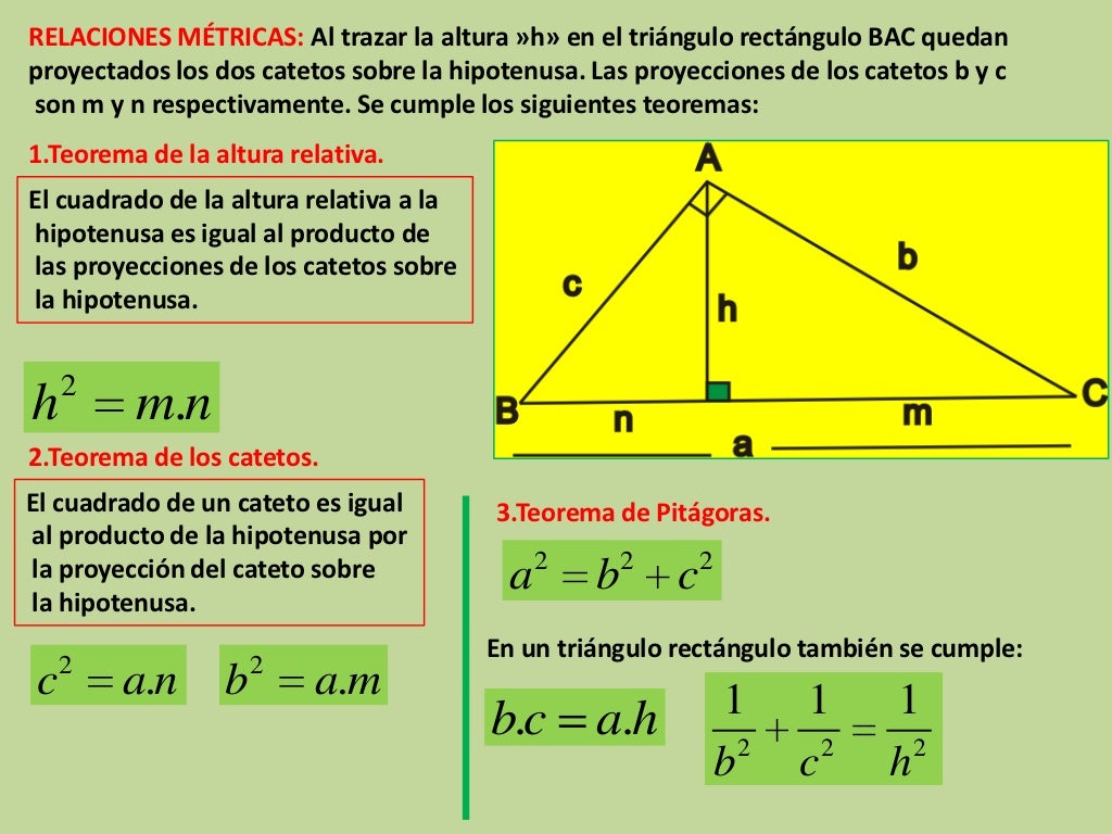 Relaciones Metricas En El Triangulo Rectangulo Noviembre My XXX Hot Girl