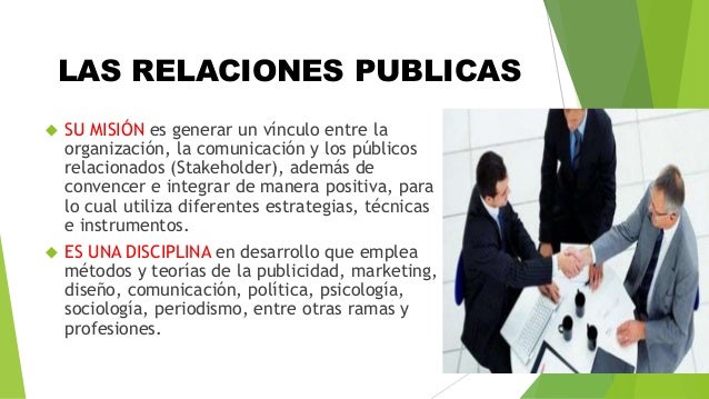Relaciones publicas