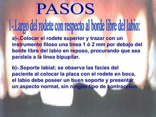 Labio Reposo relacion intermaxilares protesis univ.ppt