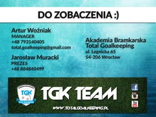 Relacja z zimowych obozów bramkarskich Total Goalkeeping Kępno 2015