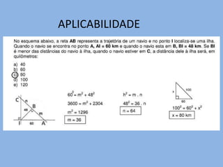 APLICABILIDADE
 