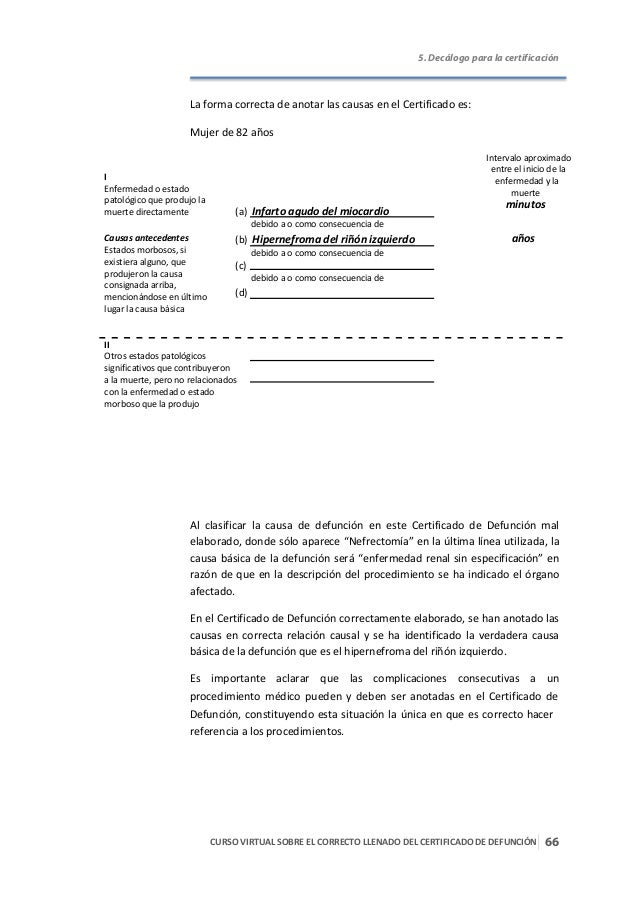 Curso Virtual sobre correcto llenado del Certificado de