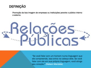 Relações Públicas (Pesquisa de Mercado) | PPT