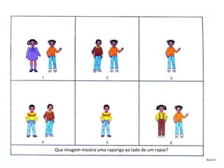 Que imagem mostra uma rapariga ao lado de um rapaz?  