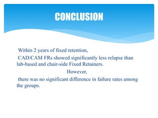 RELAPSE AND FAILURE RATE BETWEEN CAD.pptx