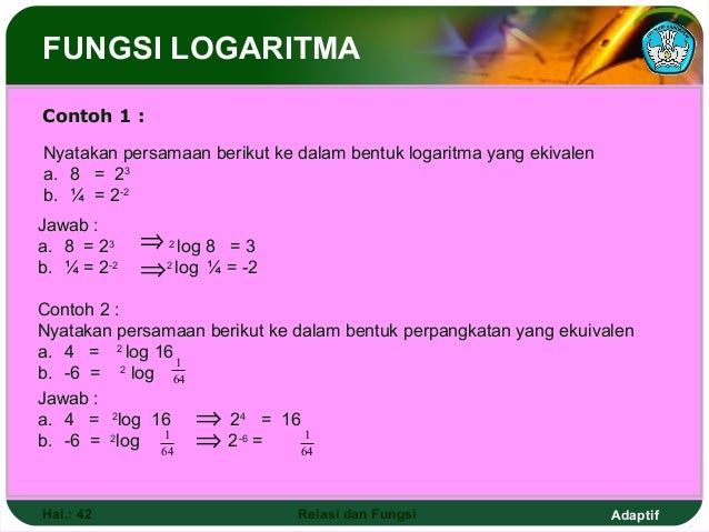 Relasi dan fungsi