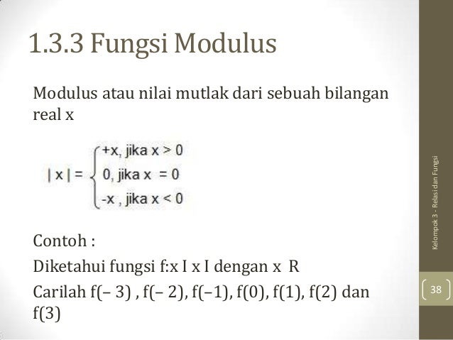 Relasi Dan Fungsi