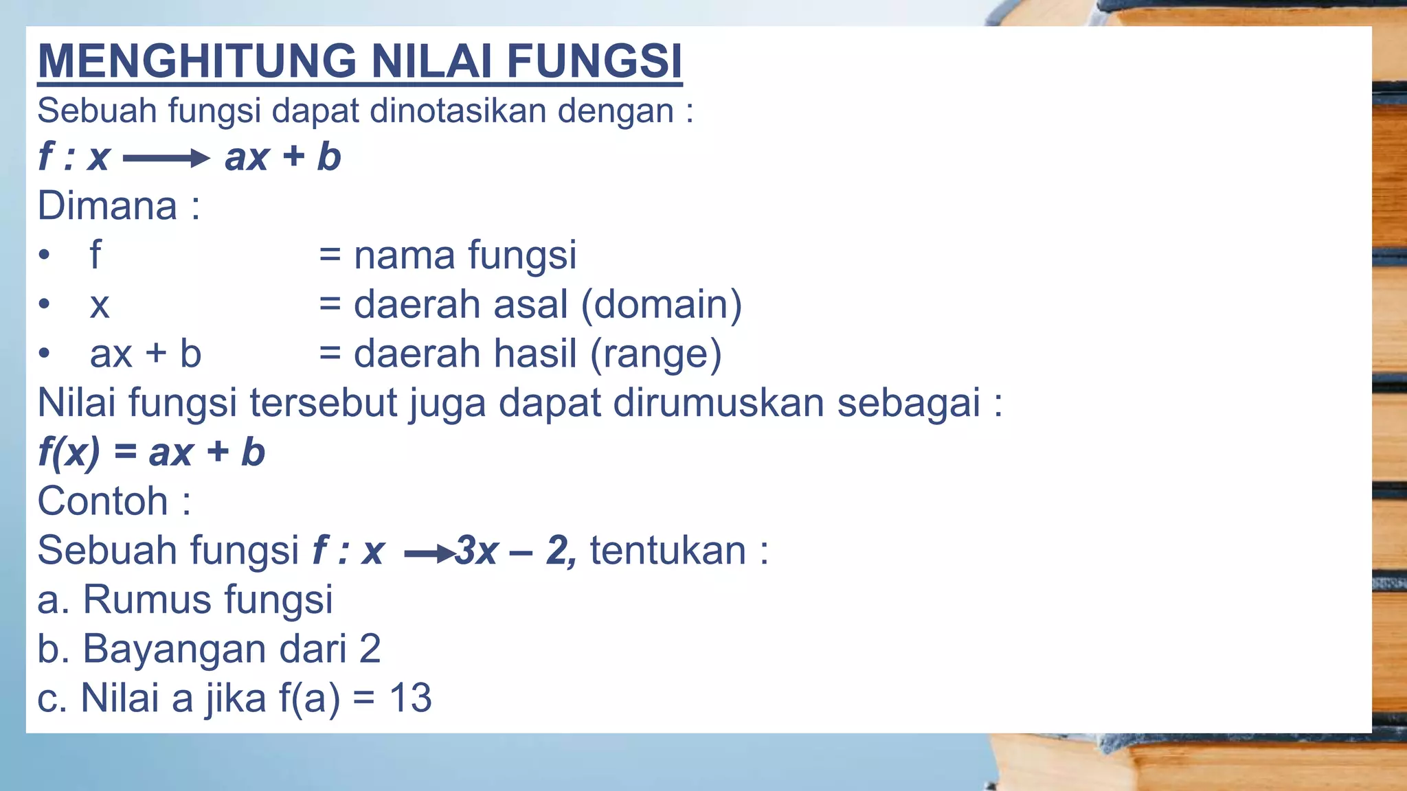 Relasi dan fungsi | PPTX