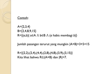 Relasi Dan Fungsi Matematika Diskrit