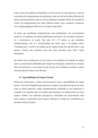 relatório de autoavaliação de escola - 2008