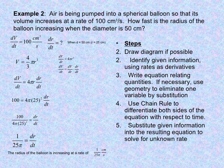Related Rates