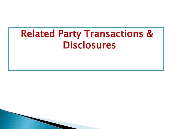 Related Party Transactions Disclosure Transparency Virender Jai 