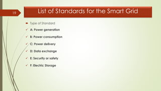 Related standards and specifications for the smart grid Class-20 | PDF