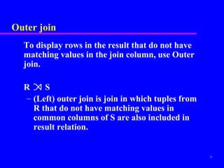 Relational algebra-and-relational-calculus | PPT