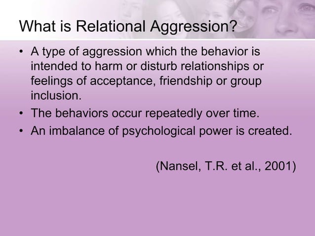 Relational Aggression Presentation By Dave Krasky | PPTX