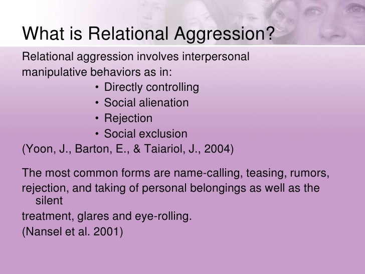 Essay On Relational Aggression