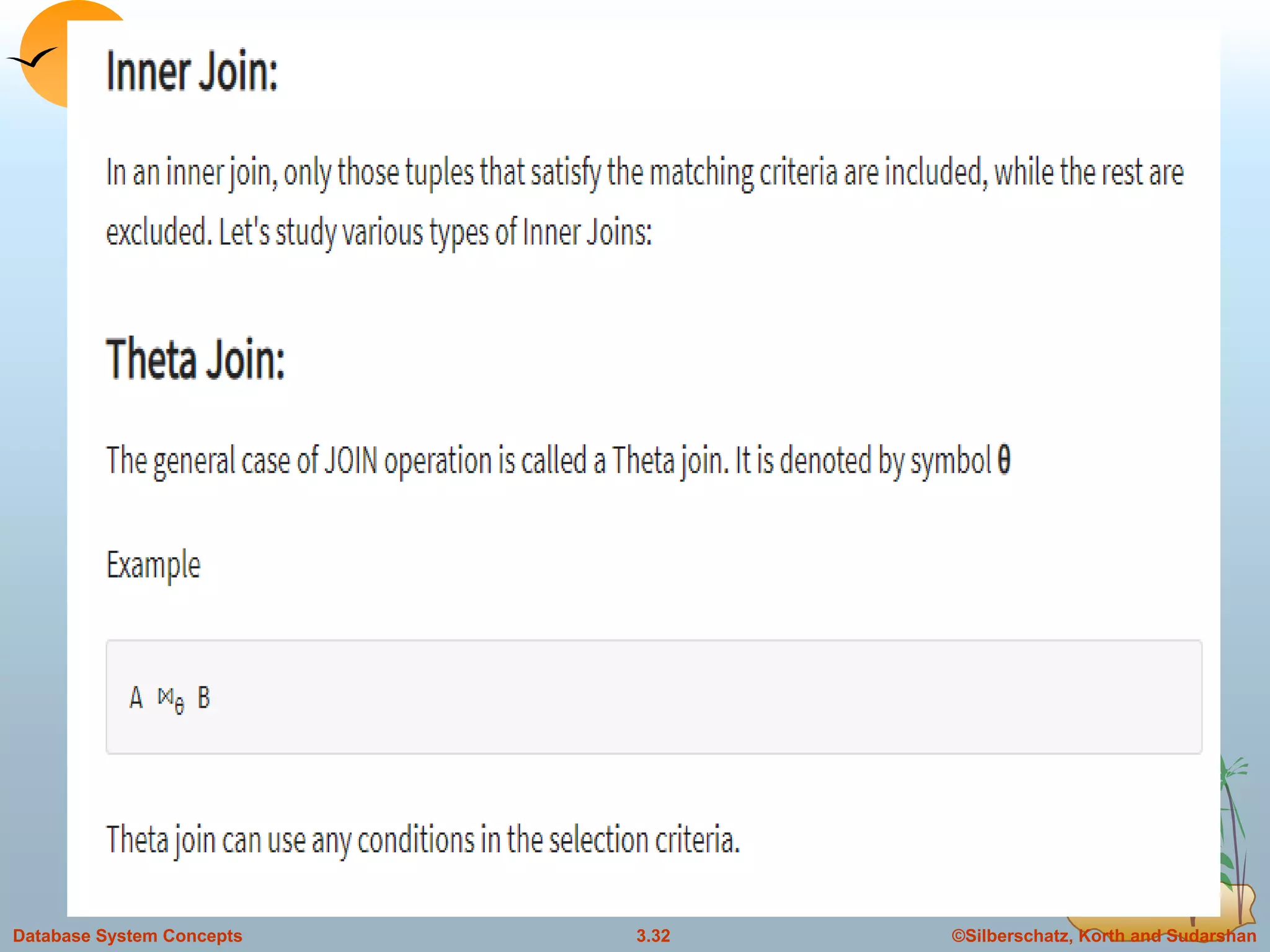 ©Silberschatz, Korth and Sudarshan3.32Database System Concepts
 
