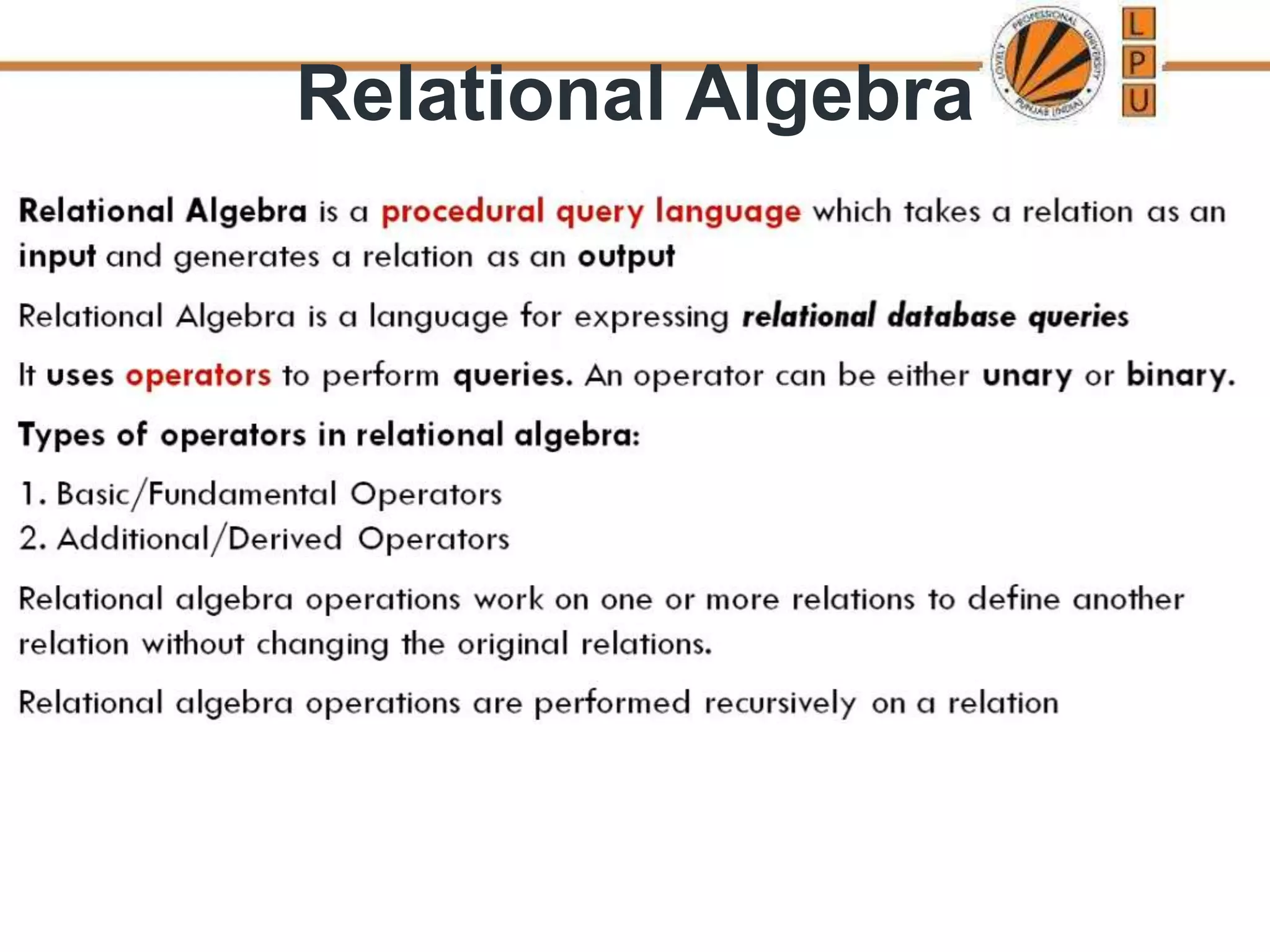 relational algebra.ppt