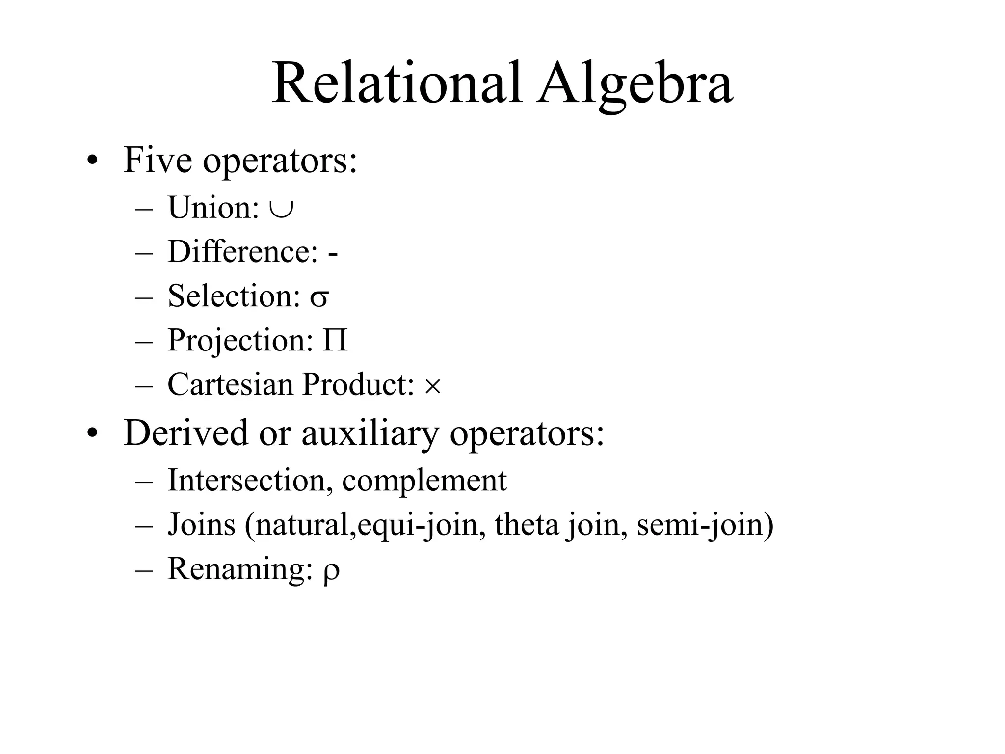 Relational Algebra.ppt