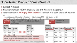 DBMS -Relational Algebra Presentation pp | PPTX