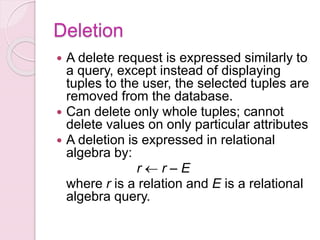 Relational algebra operations | PPT