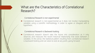 Relational and correlational research | PPTX | Physics | Science
