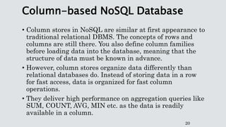 Relational and non relational database 7 | PPTX