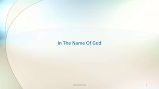 In The Name Of God
1Relational Cloud
 