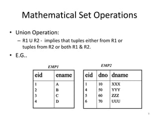 Relational Database and Relational Algebra | PDF