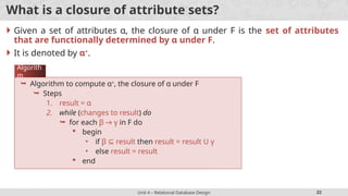 Compute Attribute Relational Database Design.pptx Realtional | PPTX
