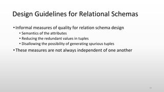 Relational Database Design and archieteture | PDF
