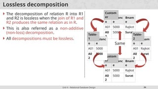 Relational Database Design in database management system | PPTX