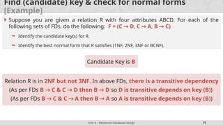 Relational Database Design in database management system | PPTX