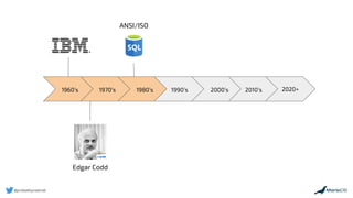 Relational Databases: Don't call it a comeback! | PPTX