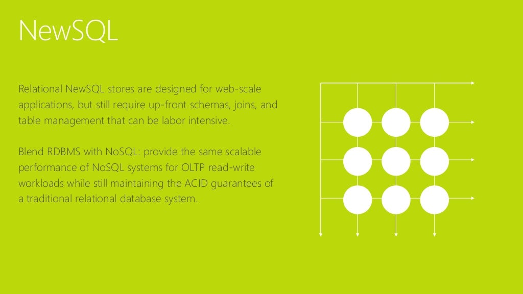 relational databases vs non relational