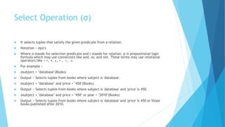 Relational data model | PPTX